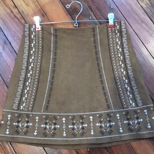 Abercrombie and Fitch Suede Skirt